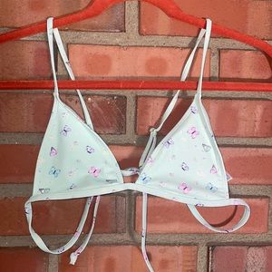 Koana swim butterfly bikini top small turqouise